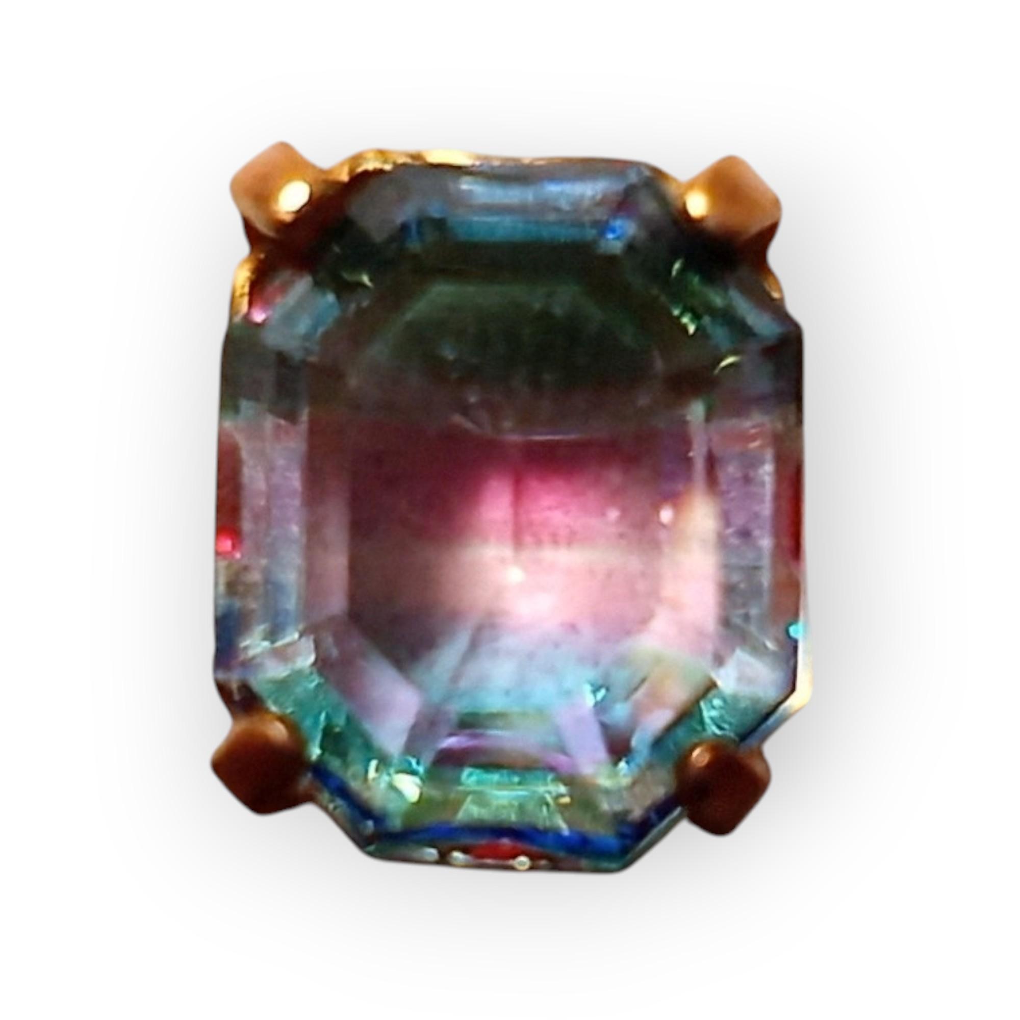 アンティークアイリスオクタゴンストーン12×10mm（ソフト）ソウオンセット済