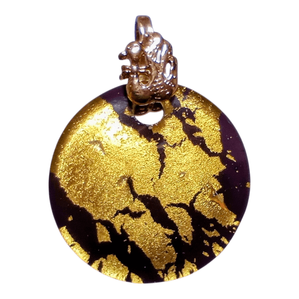 32mm ベネチアンカドーロペンダント（バイオレット）