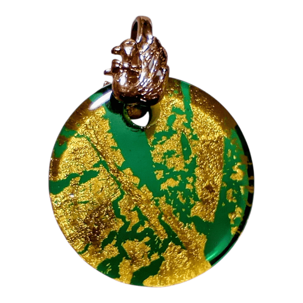 32mm ベネチアンカドーロペンダント（ペリドット）