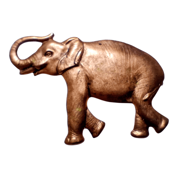 U.S.A.ヴィンテージ エレファントブローチ40×70mm | 3枚目