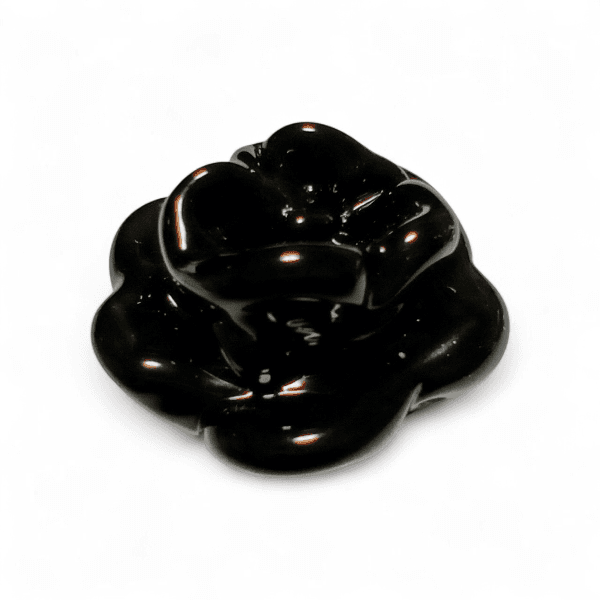 30mmベネチアンビーズ　ローズヌーボラ (ブラック) | 3枚目