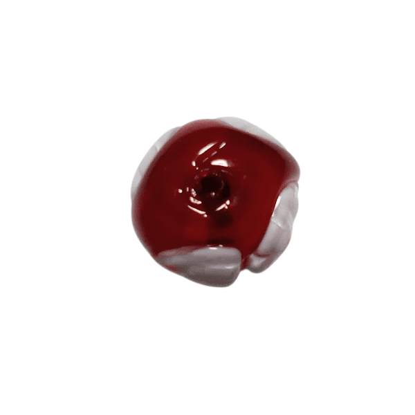 12mm ベネチアンフラワーミルフィオリラウンド（ガーネット） | 5枚目