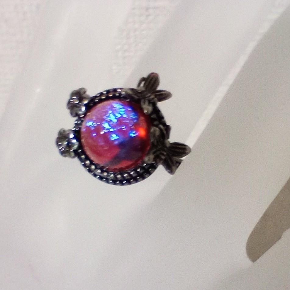 ＜送料無料＞マウンテンドラゴンズブレス　アンティーク調フラワーバタフライリング　Dragon's breath | 6枚目