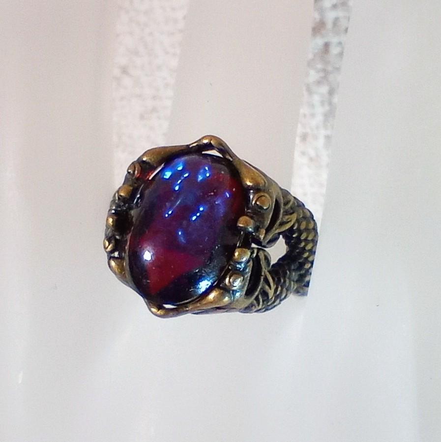 ＜送料無料＞ドラゴンズブレスのドラゴンリング（ダークルビー）Dragon's breath ring | 3枚目