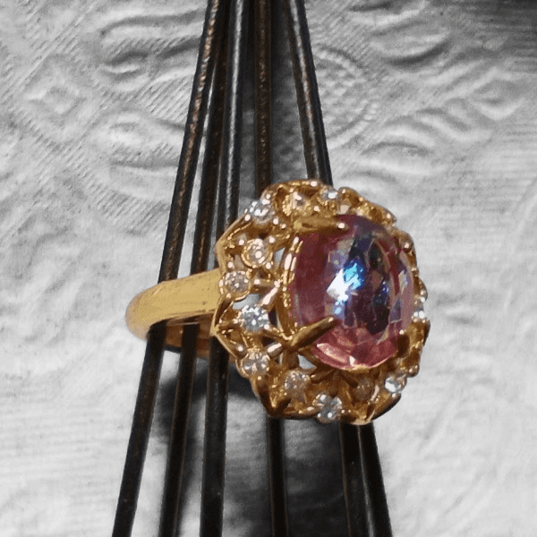 ＜送料無料＞カットドラゴンズブレスヴィクトリアンリング　Dragon's breath | 5枚目