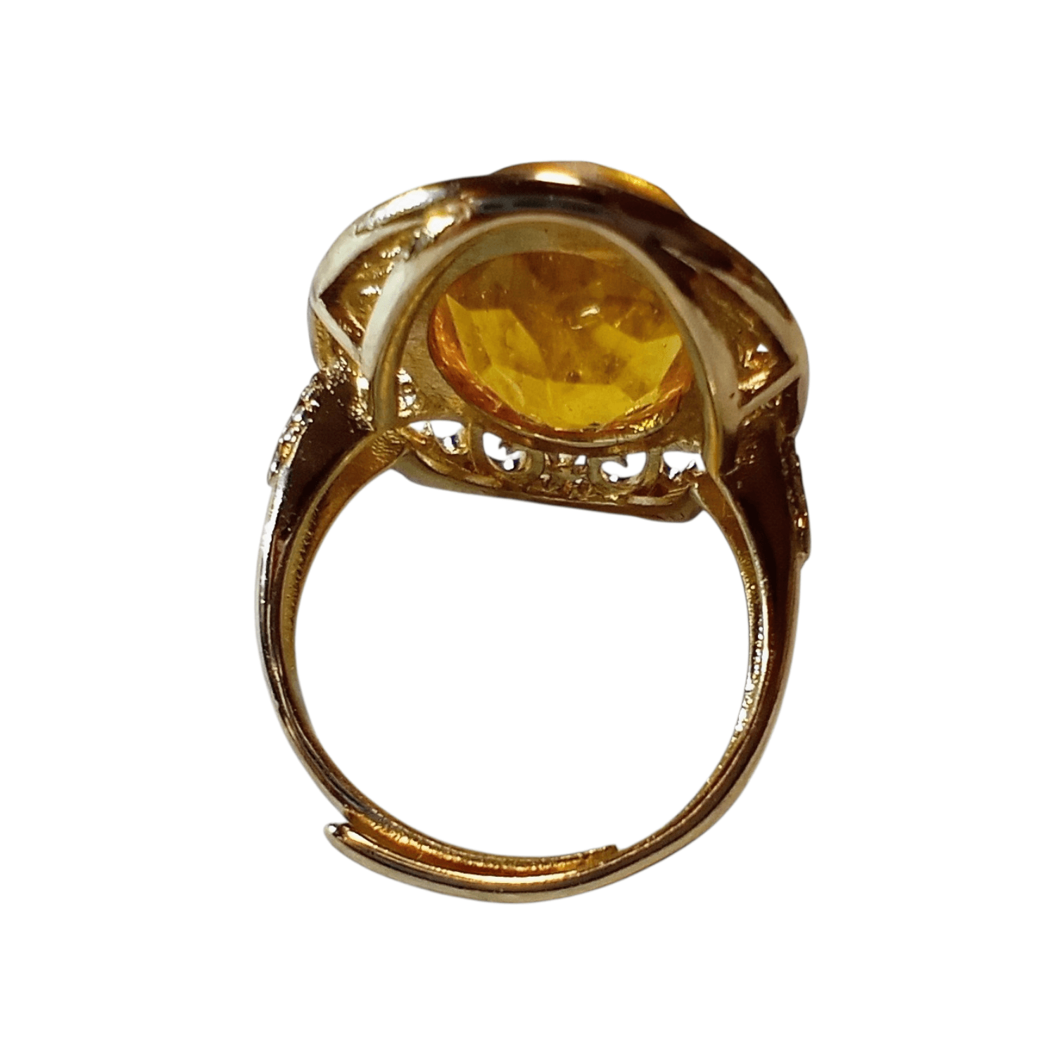 カットドラゴンズブレス　アンティークレースリング（トパーズ）Dragon's breath ring | 6枚目