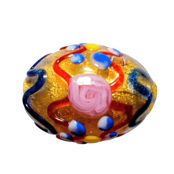 ＜送料無料＞アンティーク復刻ベネチアンビーズ　ウエディングケーキフィオラート1枚目の画像