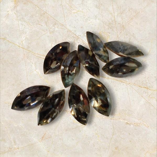 <2個>10×5mmArt.4200 Black Diamond1枚目の画像